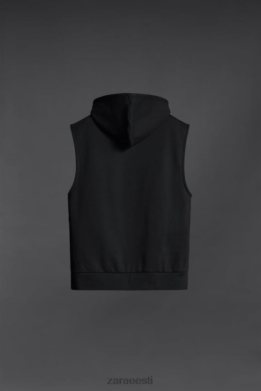 Zara poksitreeningu dressipluus mehed must Riietus 42F0H1049