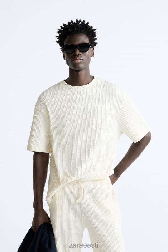 Zara soonik dressipluus mehed austri valge Riietus 42F0H1063