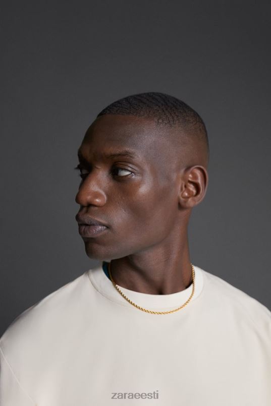 Zara tehnilise treeningu dressipluus mehed ekru Riietus 42F0H1078