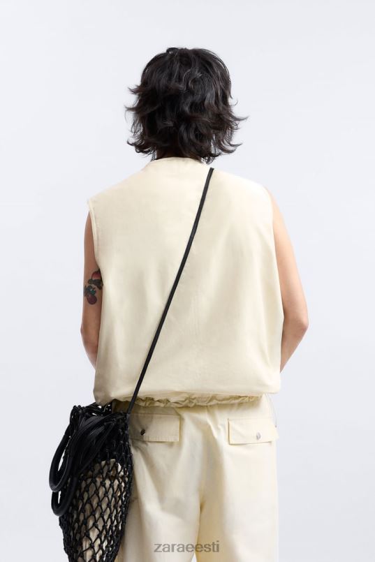 Zara puffervest piiratud väljaanne mehed ekru Riietus 42F0H1124