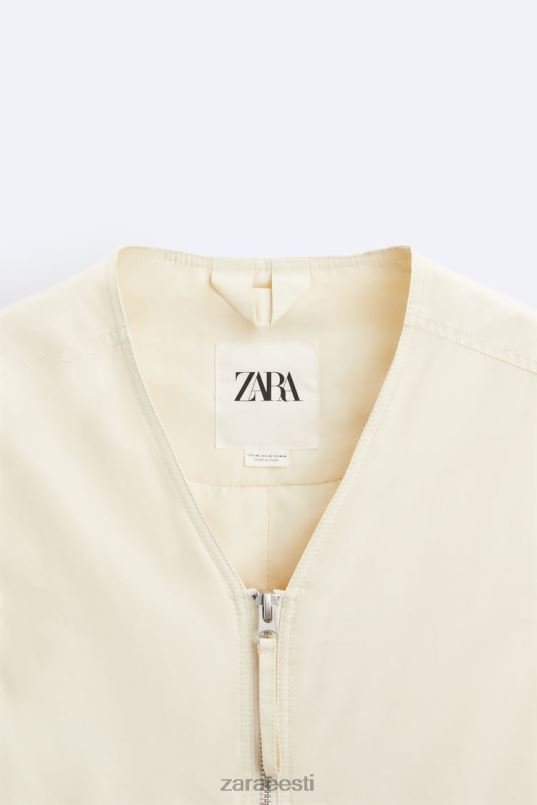Zara puffervest piiratud väljaanne mehed ekru Riietus 42F0H1124