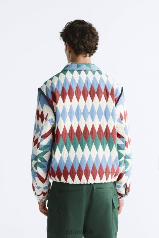 Zara teemant žakaarjope mehed mitmevärviline Riietus 42F0H1117