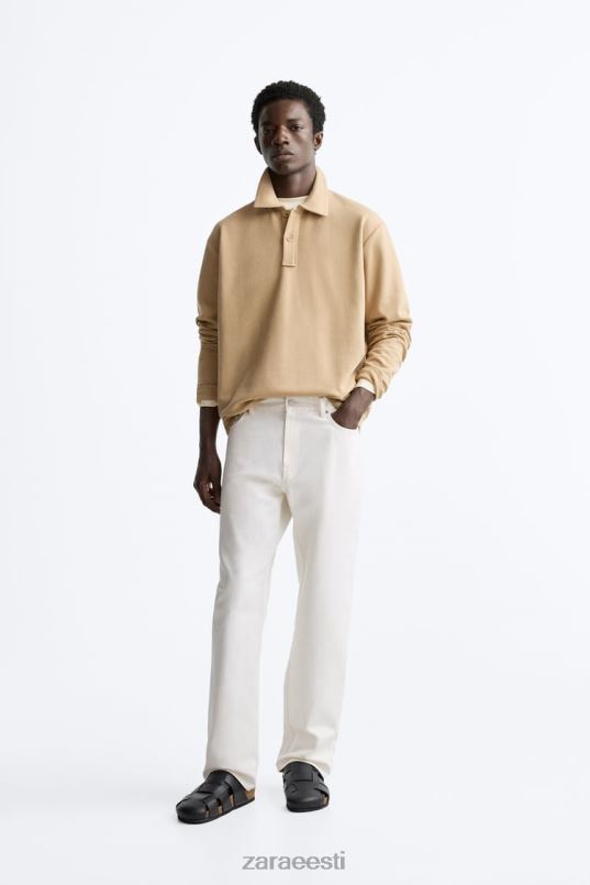 Zara polo dressipluus mehed hele päevitus Riietus 42F0H1232
