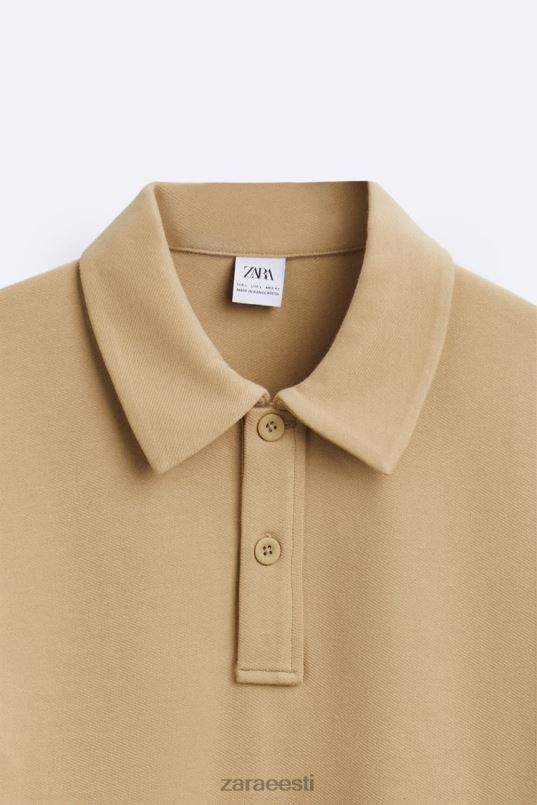 Zara polo dressipluus mehed hele päevitus Riietus 42F0H1232