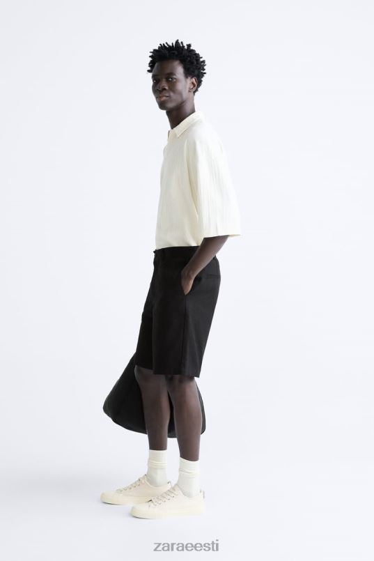 Zara tekstureeritud polo mehed beež Riietus 42F0H1223