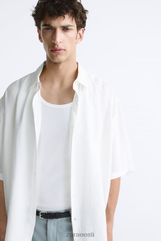 Zara modaalsegu särk mehed austri valge Riietus 42F0H1002