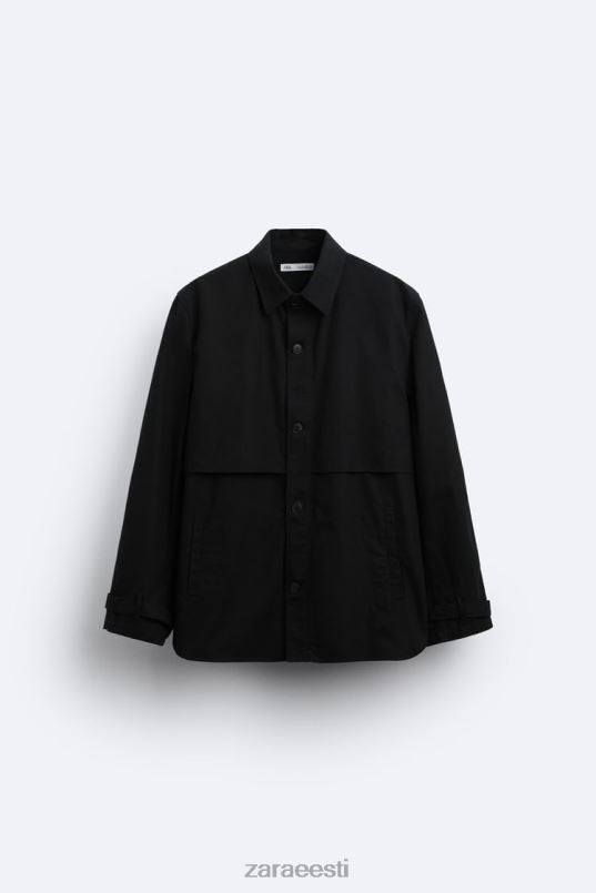 Zara puuvillane - linane särk mehed antratsiithall Riietus 42F0H1173