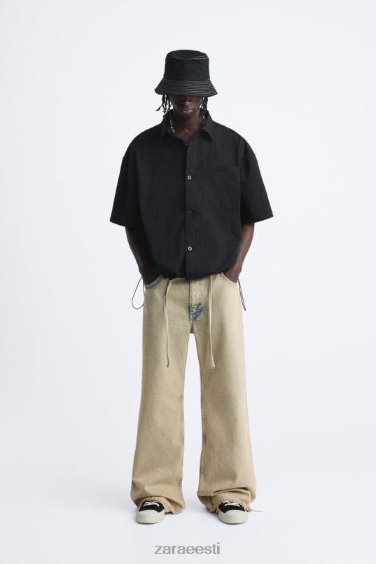 Zara reguleeritava kandiga särk mehed must Riietus 42F0H988