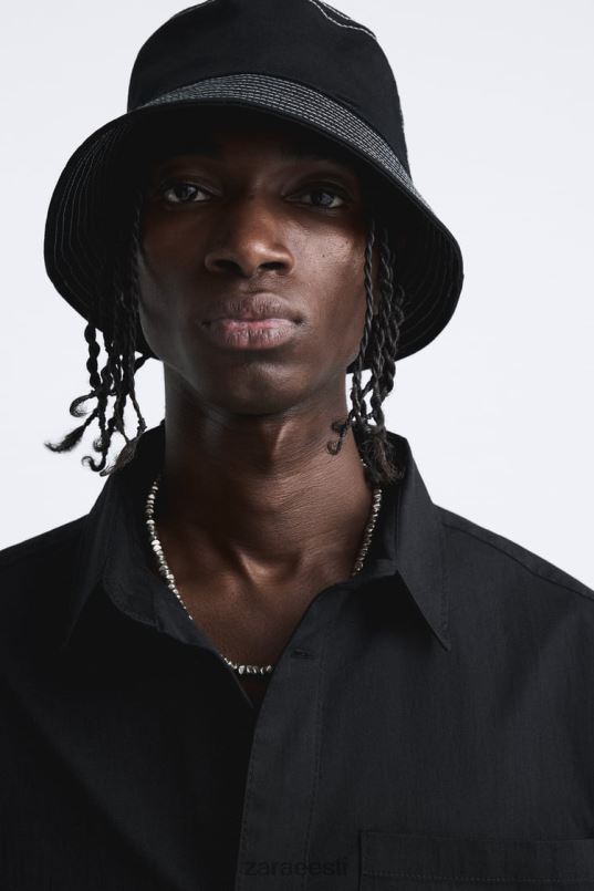 Zara reguleeritava kandiga särk mehed must Riietus 42F0H988