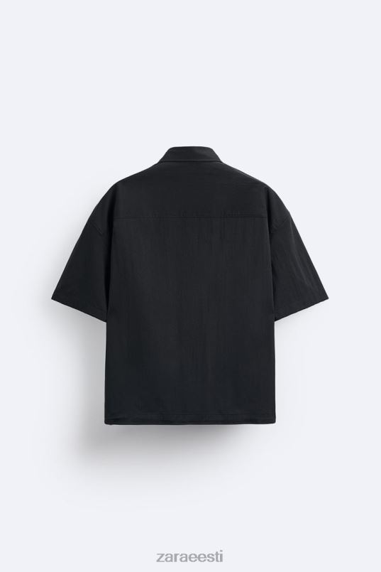 Zara reguleeritava kandiga särk mehed must Riietus 42F0H988