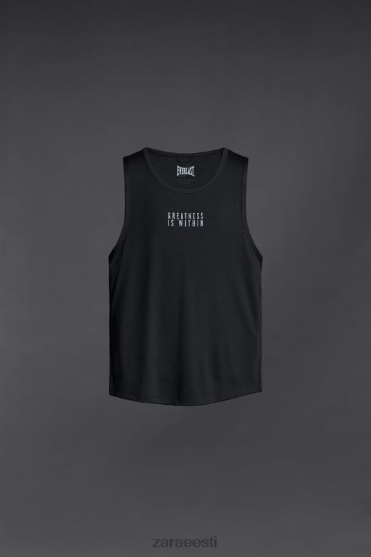 Zara igavene tank top mehed must Riietus 42F0H1197