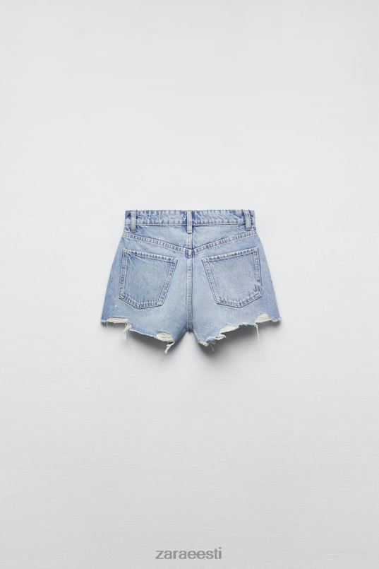 Zara trf kõrged teksapüksid naised helesinine Riietus 42F0H541