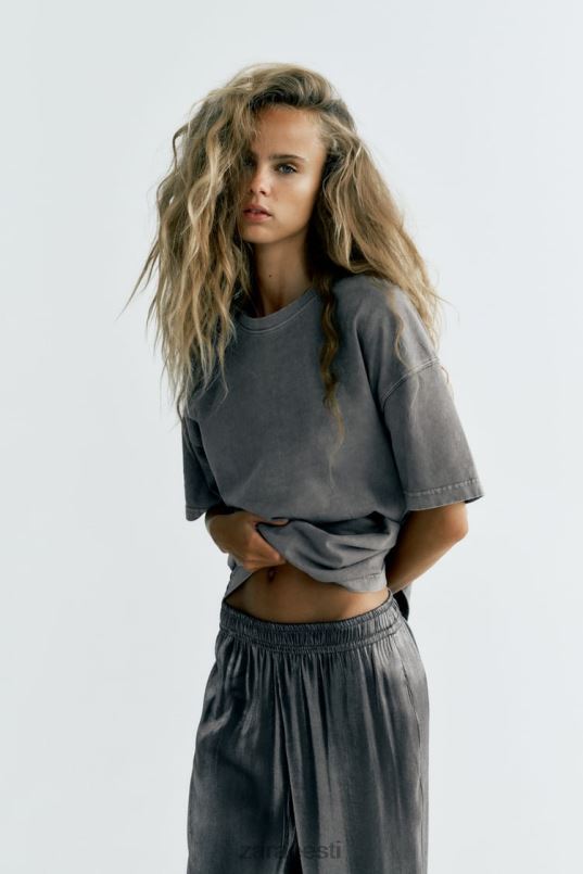 Zara fooliumist püksid naised hõbedane Riietus 42F0H938