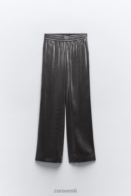 Zara fooliumist püksid naised hõbedane Riietus 42F0H938