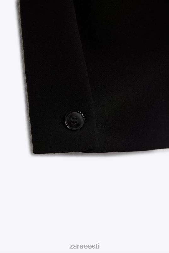 Zara plisseeritud kitsenevad püksid naised must Riietus 42F0H874