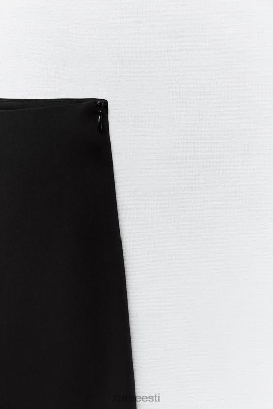 Zara asümmeetriline midi seelik naised must Riietus 42F0H664