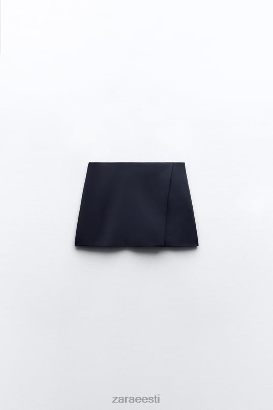 Zara asümmeetriline skort naised bensiin sinine Riietus 42F0H528