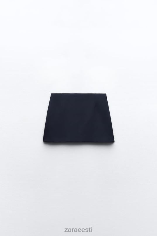 Zara asümmeetriline skort naised bensiin sinine Riietus 42F0H528