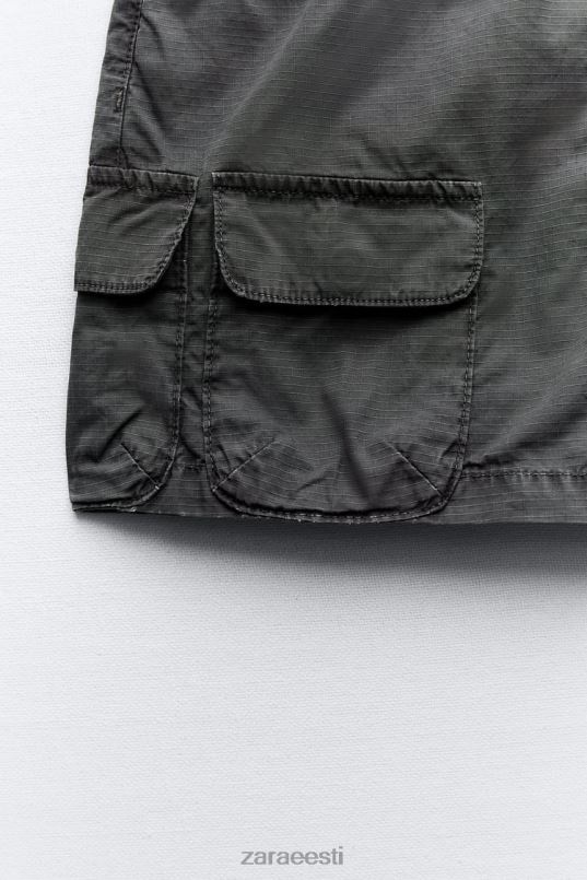 Zara cargo mini seelik naised hall Riietus 42F0H646