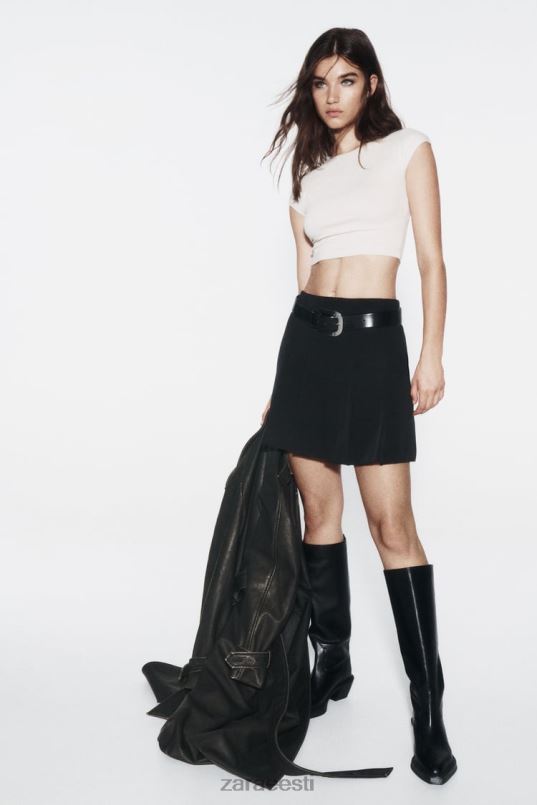 Zara kastivoldiga miniseelik naised must Riietus 42F0H659