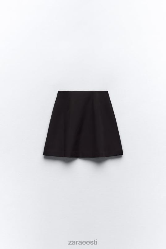 Zara kastivoldiga miniseelik naised must Riietus 42F0H659