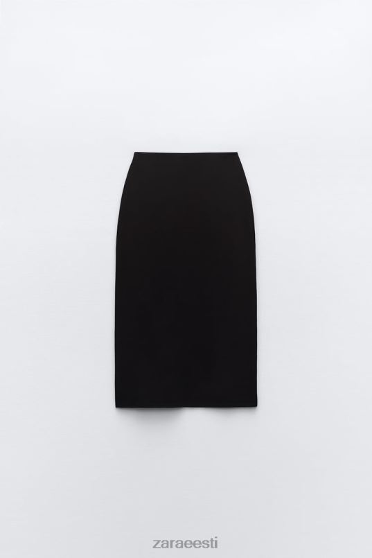 Zara koo midi seelik naised must Riietus 42F0H644