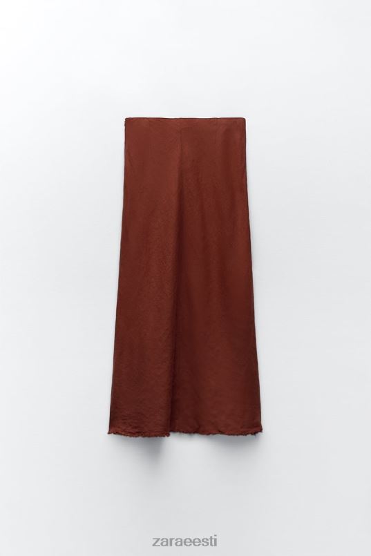 Zara kulunud linane seelik naised telliskivi Riietus 42F0H707