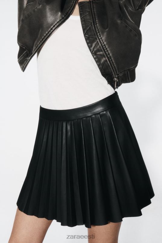 Zara kunstnahast miniseelik naised must Riietus 42F0H639