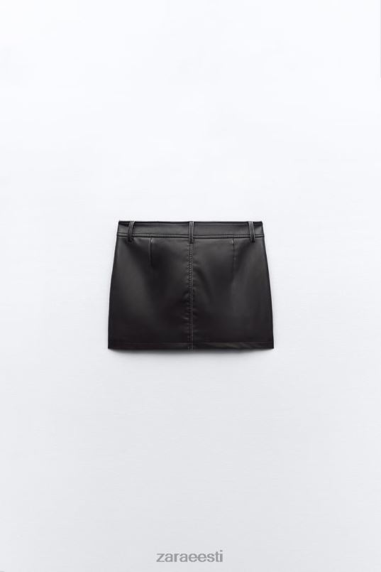 Zara kunstnahast taskuseelik naised must Riietus 42F0H662