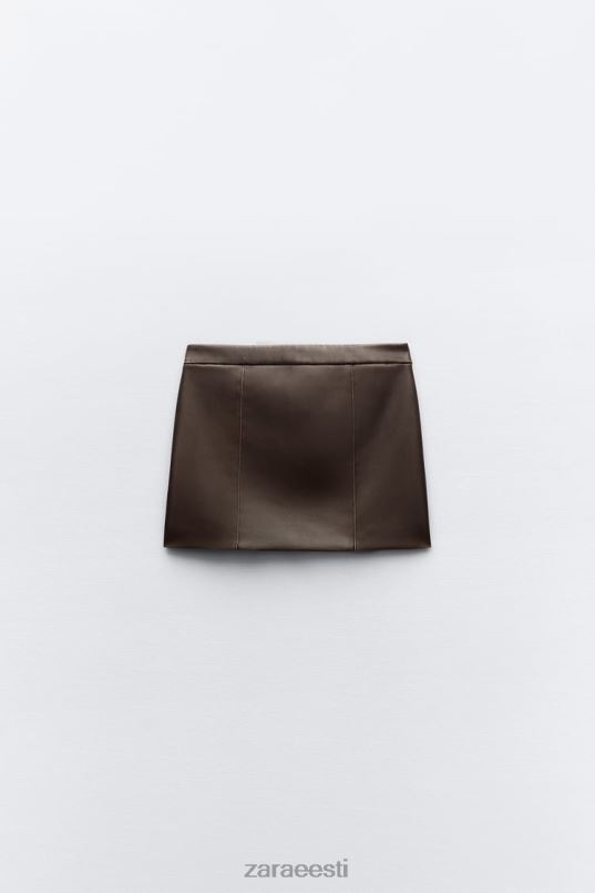 Zara kunstnahast taskuseelik naised süsi Riietus 42F0H647