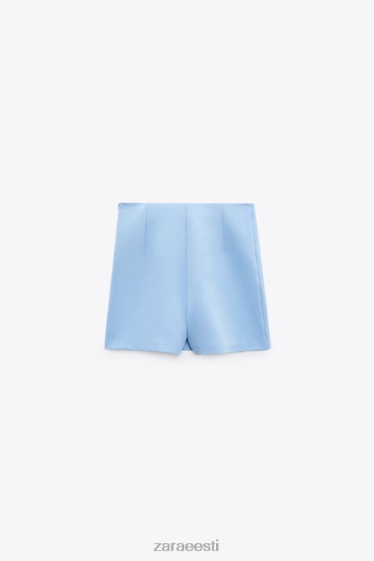 Zara lõhikuga skort naised helesinine Riietus 42F0H536