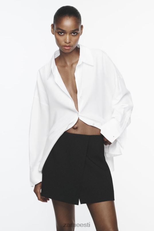 Zara lõhikuga skort naised must Riietus 42F0H588