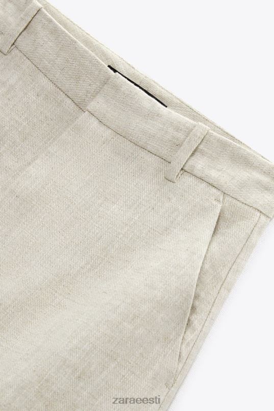 Zara linasegu skort naised liiv Riietus 42F0H586