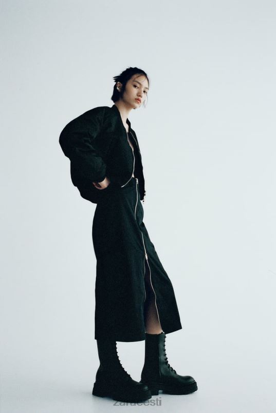 Zara lukuga nailonist seelik naised must Riietus 42F0H634