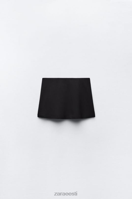 Zara lukuga skort naised must Riietus 42F0H550