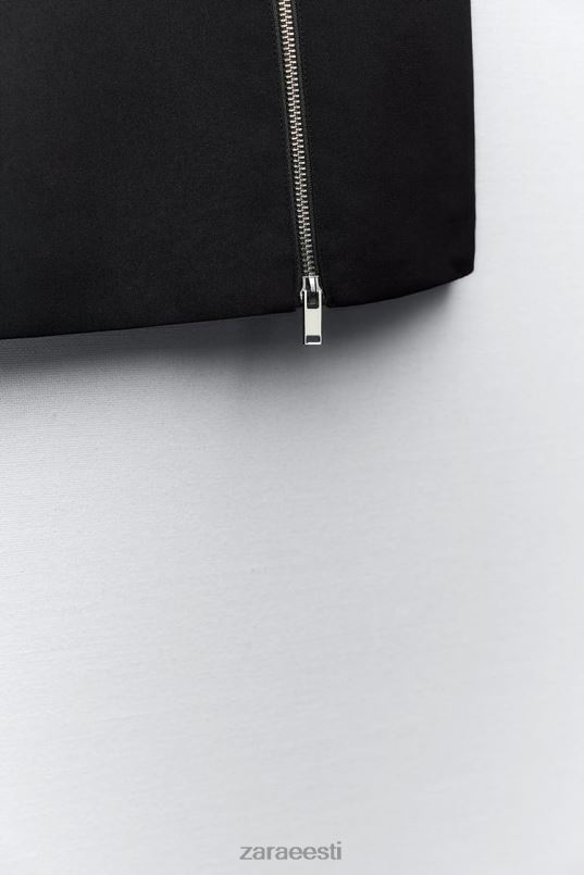 Zara lukuga skort naised must Riietus 42F0H550