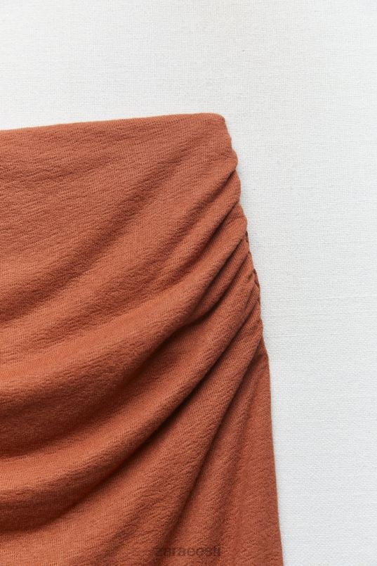 Zara maalähedane pikk seelik naised terrakota Riietus 42F0H723