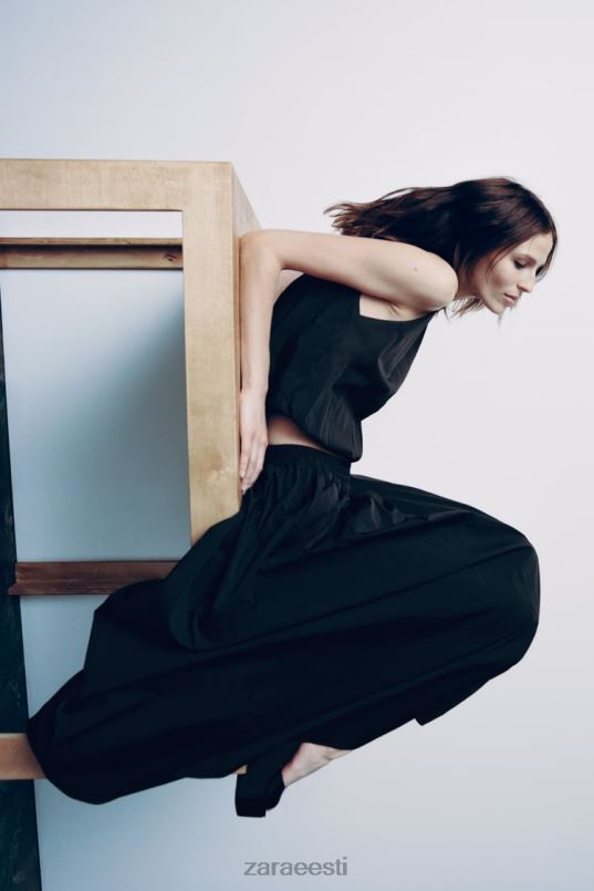 Zara mahukas midi seelik naised must Riietus 42F0H675