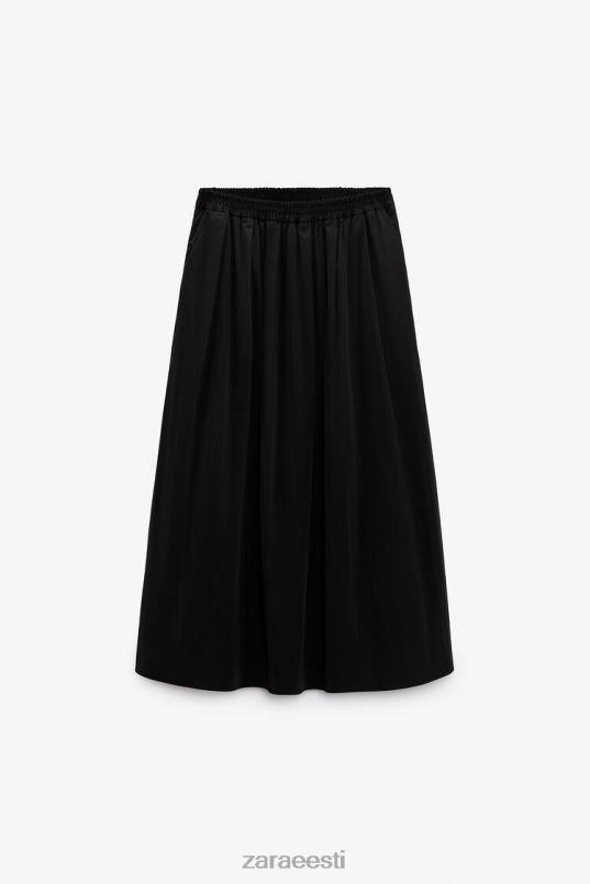 Zara mahukas midi seelik naised must Riietus 42F0H675