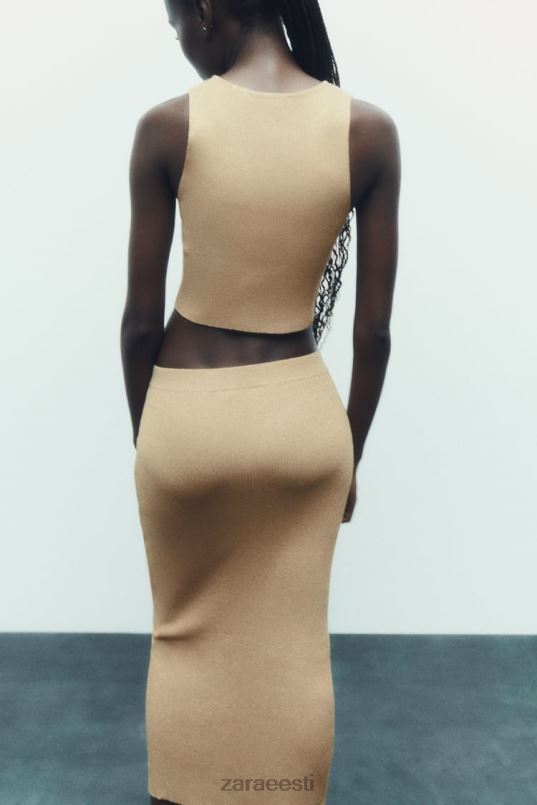 Zara metallist niidiga kootud midiseelik naised kuldne Riietus 42F0H720