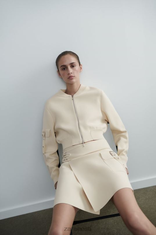 Zara pandlaga seelik naised ekru Riietus 42F0H726