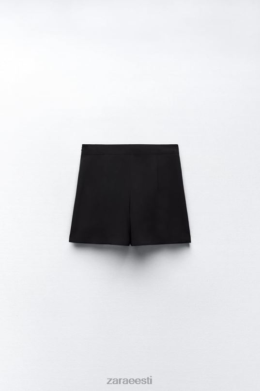 Zara plisseeritud skort naised must Riietus 42F0H539