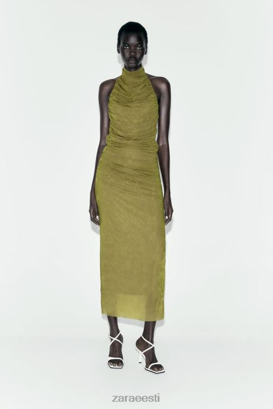 Zara rusikas organzast midiseelik naised heleroheline Riietus 42F0H692