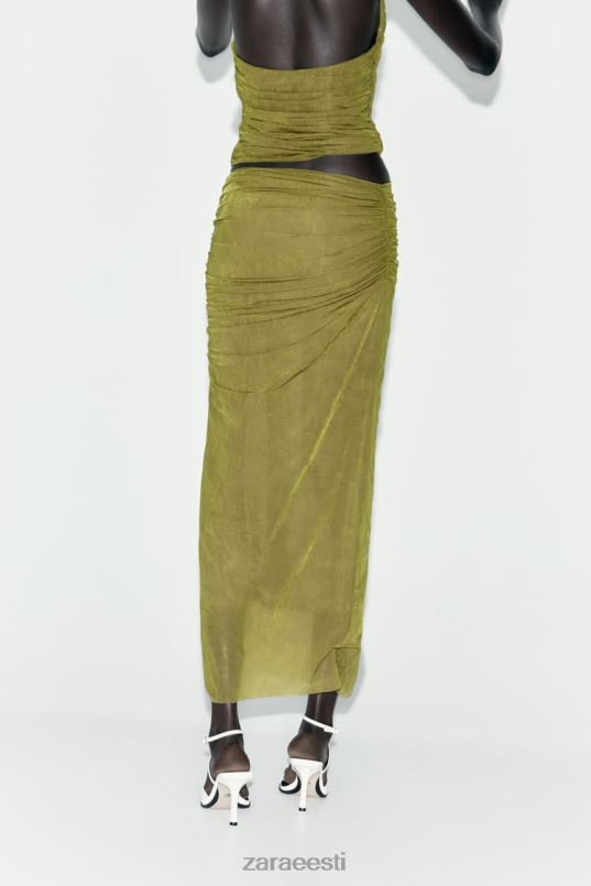 Zara rusikas organzast midiseelik naised heleroheline Riietus 42F0H692