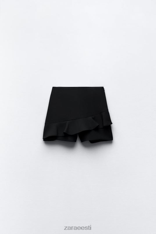 Zara sasitud skort naised must Riietus 42F0H589