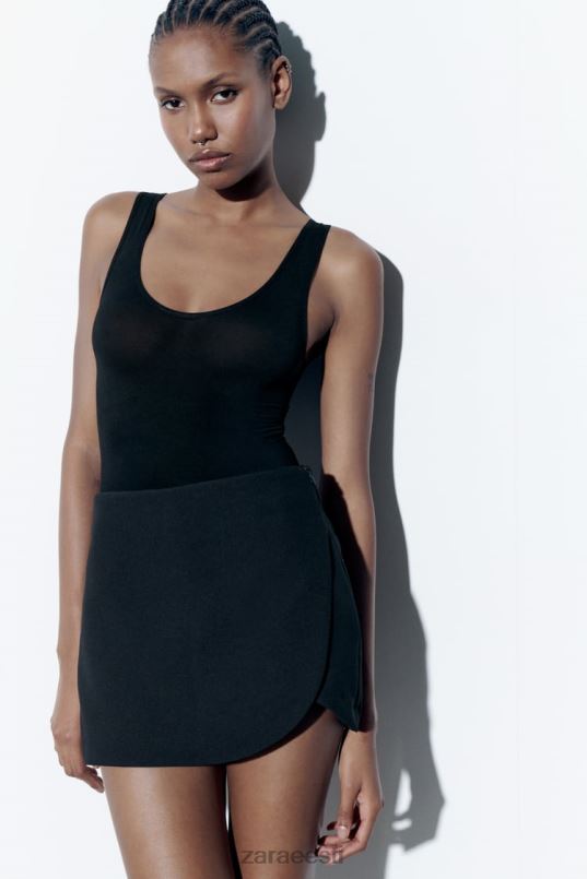 Zara skort naised must Riietus 42F0H544