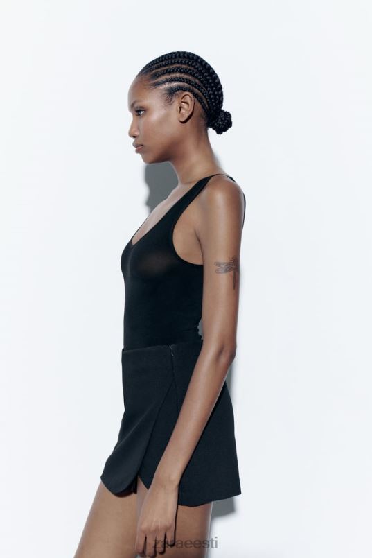 Zara skort naised must Riietus 42F0H544