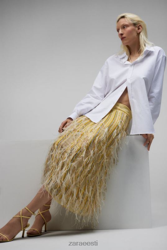 Zara sulgedega kristallseelik piiratud väljaanne naised kollane Riietus 42F0H722