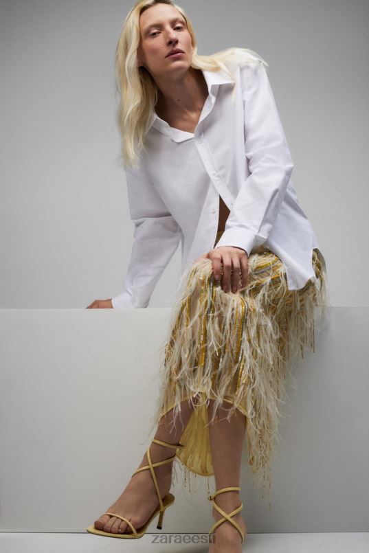 Zara sulgedega kristallseelik piiratud väljaanne naised kollane Riietus 42F0H722