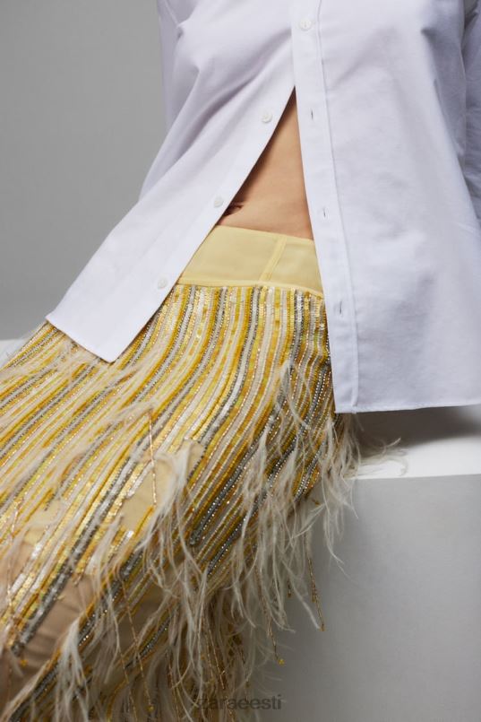 Zara sulgedega kristallseelik piiratud väljaanne naised kollane Riietus 42F0H722